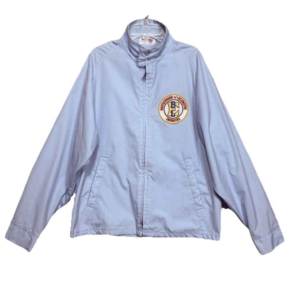 Vintage BLE Brotherhood Locomotive Engineers USA Jacket King Louie L 44-46